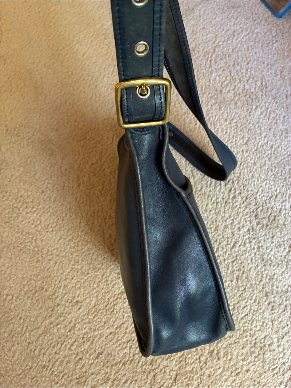 Vintage Coach Navy Blue bag - Picture 3 of 13